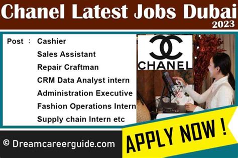 chanel vacancy|Chanel job offers.